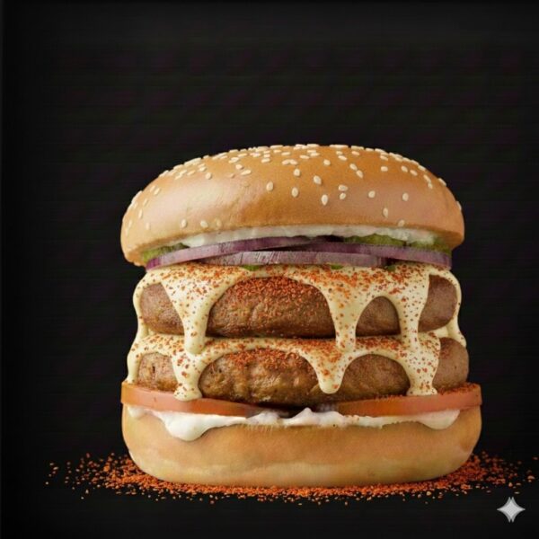 Double patty Peri Peri Cheesy